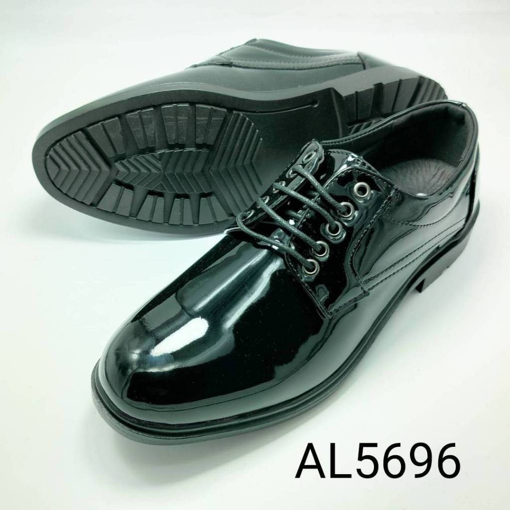CSB ** มีถึงไซส์  46 ** รองเท้าหนังผูกเชือก  สีดำ CM545 ไซส์ 39-46