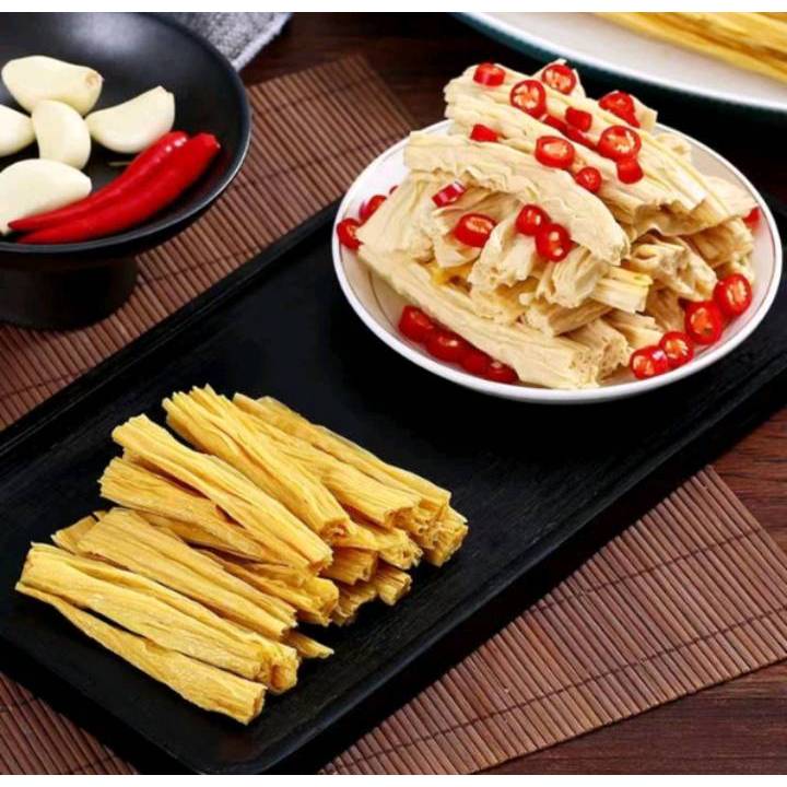 ฟองเต้าหู้ แบบแท่ง (腐竹条) ขนาด200g ฟองเต้าหู้แห้ง ใช้ประกอบอาหารได้หลากหลาย หรือจะนำไปทานคู่หม่าล่าชาบู ก็อร่อย - รูปที่ 3