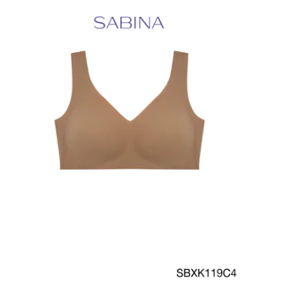 Sabina เสื้อชั้นใน Seamless รุ่น Soft Collection (ไม่มีโครง) รหัส SBXK119 ตะขอหลัง สีเนื้อ/สีดำ/สีแทน