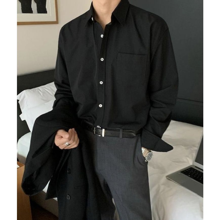 เสื้อเชิ้ต Baystore ผ้าอ๊อกซ์ฟอร์ด oxford ผ้าหนา นิ่ม เกรด A