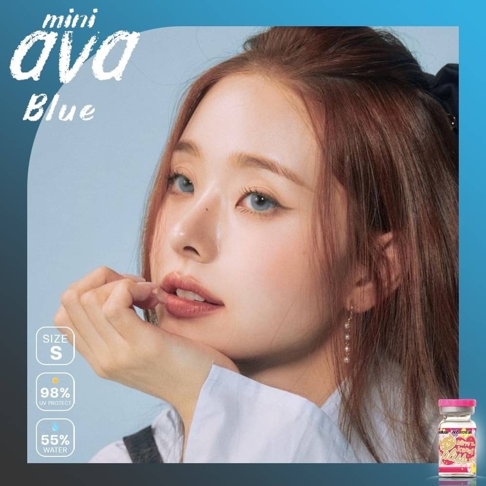 🌸 Mini Ava / Mini Je t’aime Blue /  Je t’aime สายตาปกติ ถึง -10.00 ตาฝรั่ง kitty kawaii
