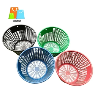 ตะกร้า ปลูกต้นไม้ สีแดง เขียว น้ำเงิน ดำ ขนาด 39c26 cm.