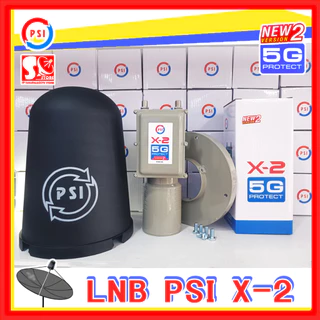 LNB PSI X2-5G New version2 หัวจานดาวเทียม C-Band 5G 2 จุด 2 ขั้ว PSI X2-5G New version2
