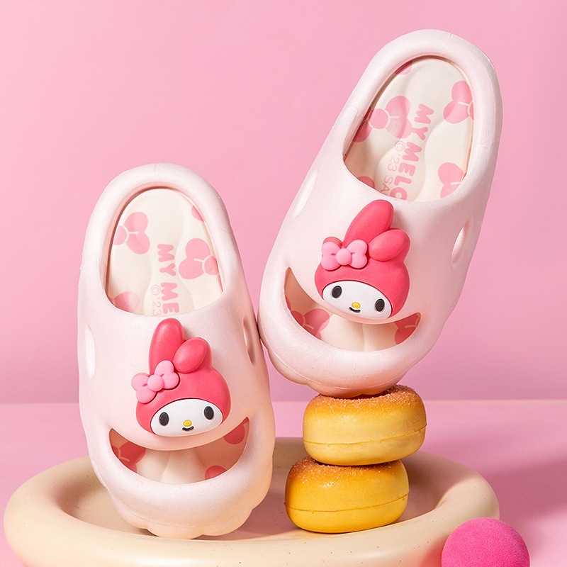 รองเท้าแตะเด็ก ลายการ์ตูน3มิติsanrio น่ารัก ใส่สบาย กันลื่น ยางEVA - รูปที่ 5