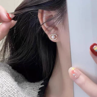 🔥ลายเยอะ🔥 ต่างหูเงิน 925 แท้ สไตล์เกาหลี สุดเรียบหรู แพ้ง่ายก็ใส่ได้