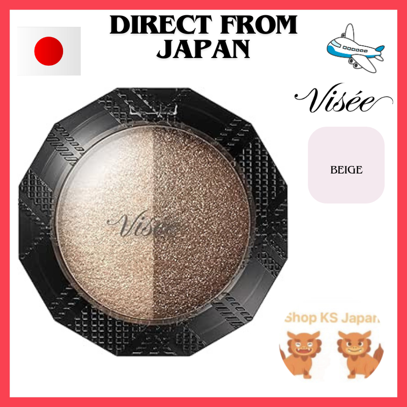 [Direct From Japan]Visee Riche Double Veil Eyeshadow Fragrance Free Beige 3.3g (x 1)