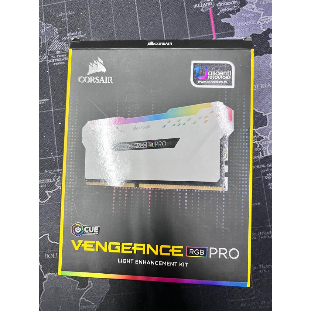 RAM DUMMY (แรมดัมมี่) CORSAIR รุ่น VENGEANCE RGB PRO LIGHT ENHANCEMENT KIT DDR4 WHITE มีไฟ