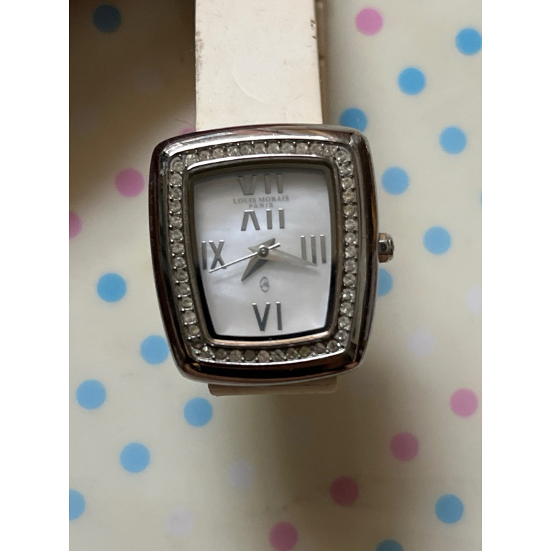 Louis Morais Paris Swarovski Crystal นาฬิกาข้อมือหญิง