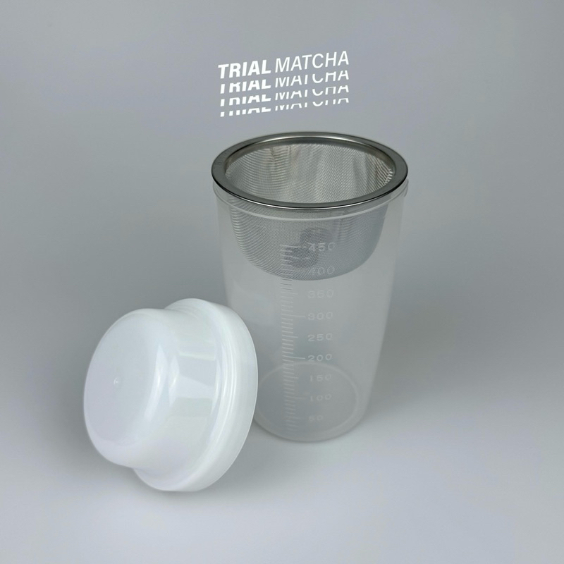 TRIAL MATCHA l มัทฉะเชคเกอร์พร้อมชุดร่อนผงมัทฉะในตัว