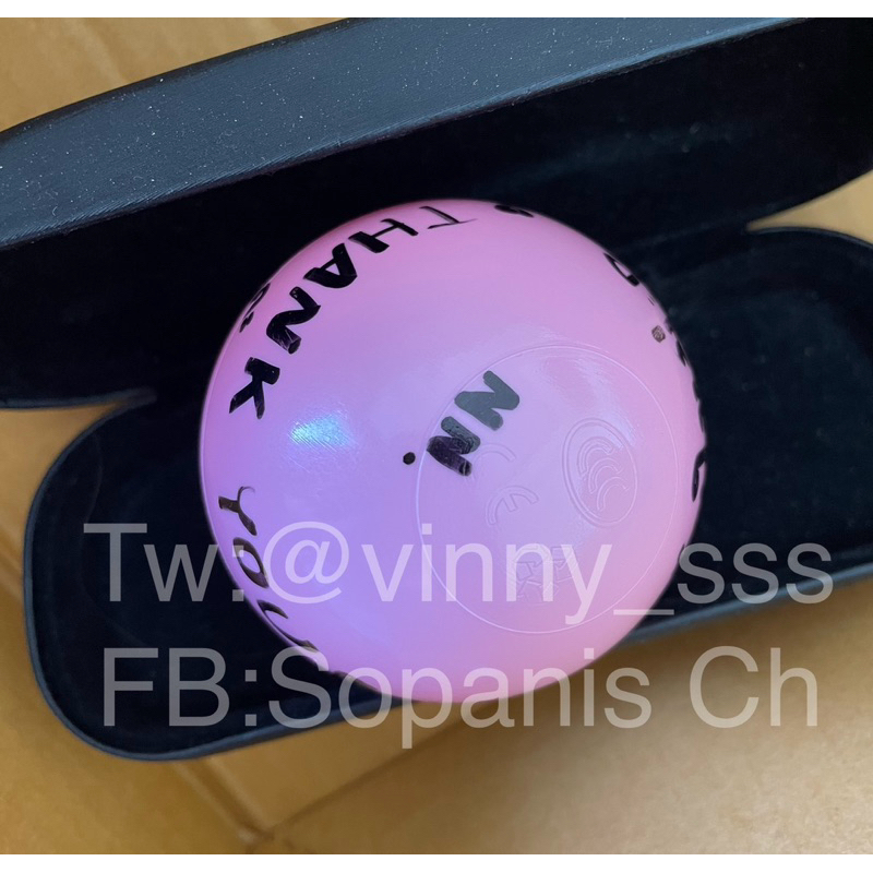 [BNK48] ลูกบอล ลายเซ็น น้ำหนึ่ง BNK48 จาก คอนเสิร์ตคอนรุ่น1 Dandelion Concert ลายเซ็น ข้อความจากน้ำห