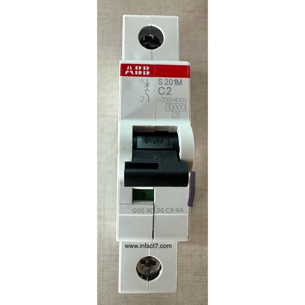 ABB Miniature Circuit Breaker S201M C2 (2A) ***Brand New***