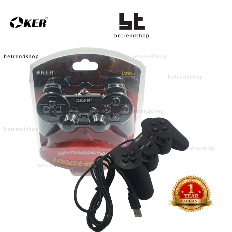 ่joy stick จอยสติ๊ก OKER รุ่น U706(แพ็คเกจ 90%)
