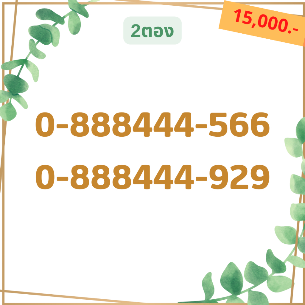 2ตอง เบอร์ตอง111 222 333 444 555 666 777 888 999 เบอร์ vip เบอร์สวย