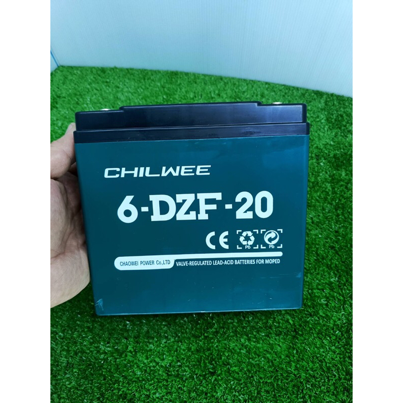 แบตเตอรี่สอ2 ล้อ ไฟฟ้า เหลือ 3 ล้อ ไฟฟ้า รุ่น CHILWEE 6-DZF-20ah ใช้กับรถไฟฟ้าได้หลายรุ่น