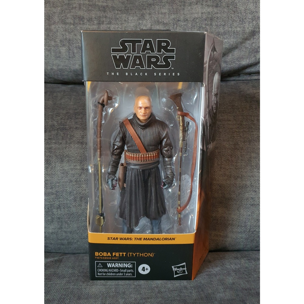 Hasbro the black series star wars boba fett (tython) the mandalorian ฟิกเกอร์โบบาเฟท ขาดเสื้อคลุม!!!