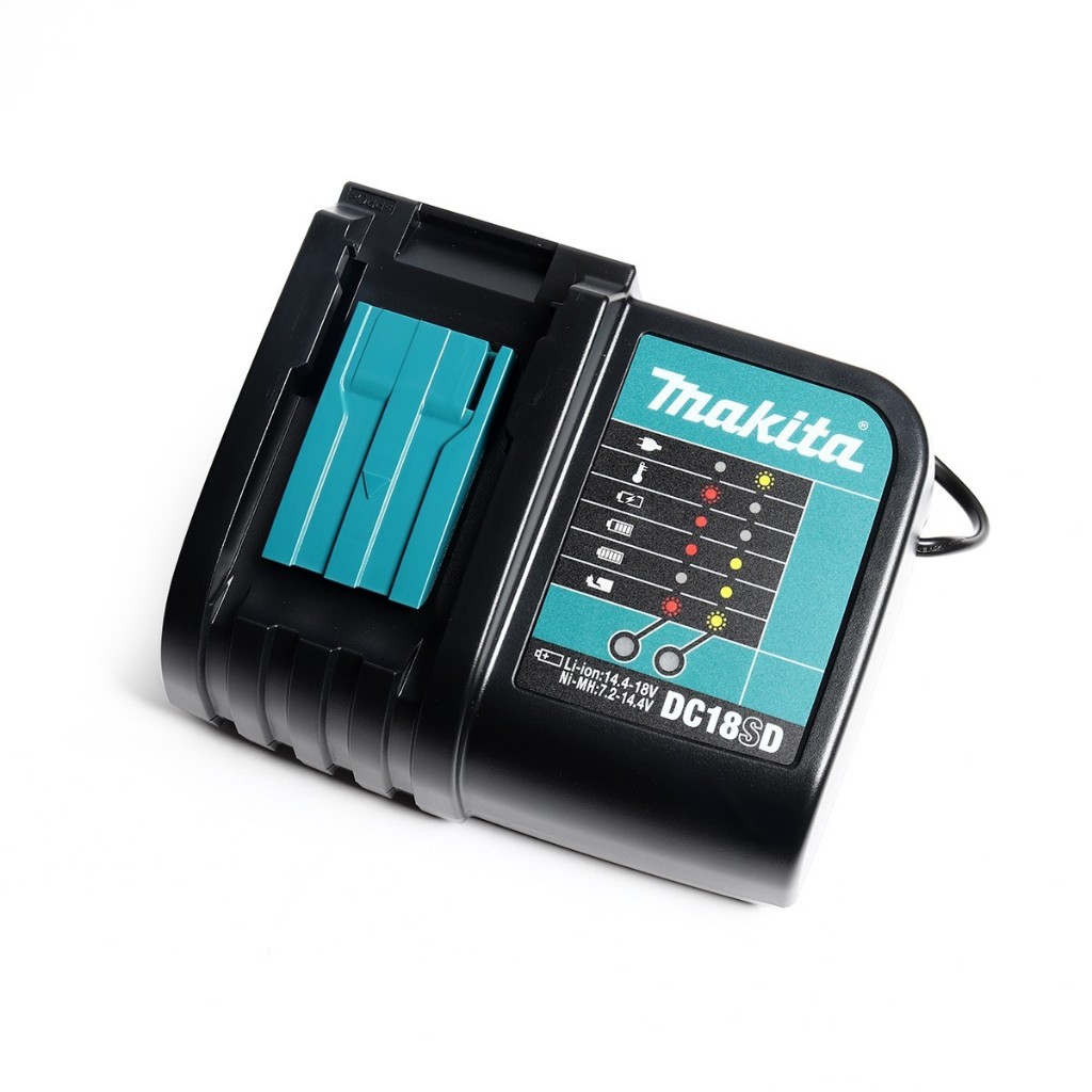 MAKITA เครื่องชาร์จแบตเตอรี่ 18 โวลต์ รุ่น DC18SD กำลังไฟ 70 วัตต์ ใช้กับแบต BL1830B / BL1850B / BL1