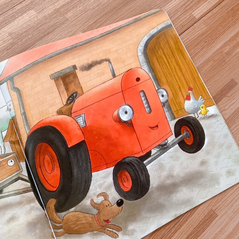 นิทาน รถแทรกเตอร์ขี้อิจฉา ส่งเสริมการเรียนรู้ 3 ด้าน ทักษะทางสังคม การช่วยเหลือซึ่งกันและกัน มิตรภาพ - รูปที่ 2