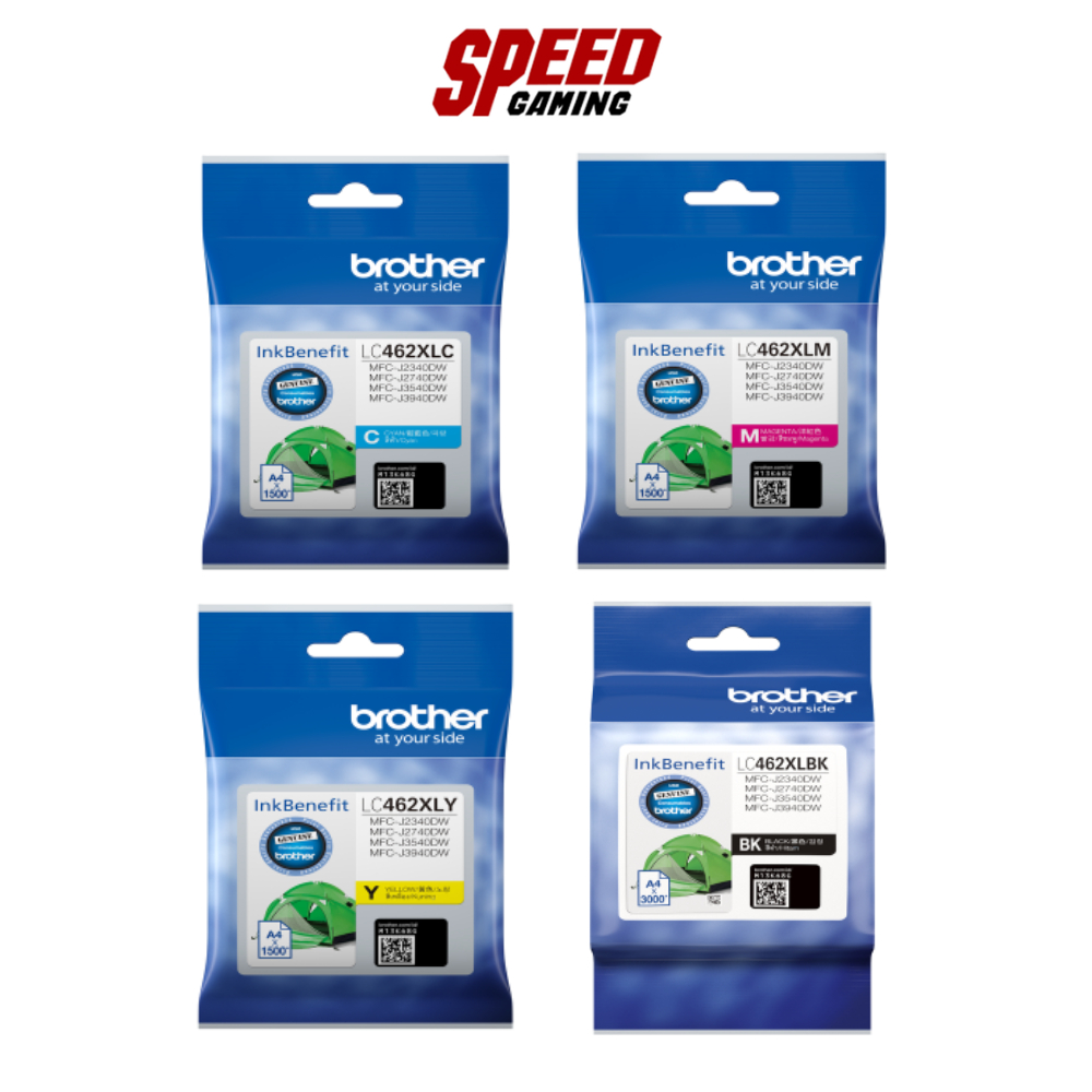 BROTHER LC-462XLBK ,LC-462XLY ,LC-462XLM ,LC-462XLC (หมึกอิงค์เจ็ท) BLACK, CYAN, YELLOW, MAGENTA / B