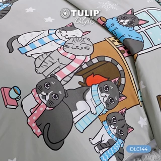 TULIP Delight ทูนหัวของบ่าว DLC144 ลิขสิทธิ์แท้ทูนหัวของบ่าว ชุดผ้าปูที่นอน ผ้าห่ม ผ้านวม พิมพ์ลายการ์ตูน