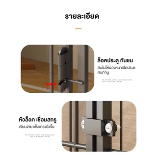 คอกสุนัข รั้วสุนัข กรงหมาขนาดใหญ่ 120*60*60CM คอกสัตว์เลี้ยง DIY ประกบอิสระ ที่ว่างใหญ่
