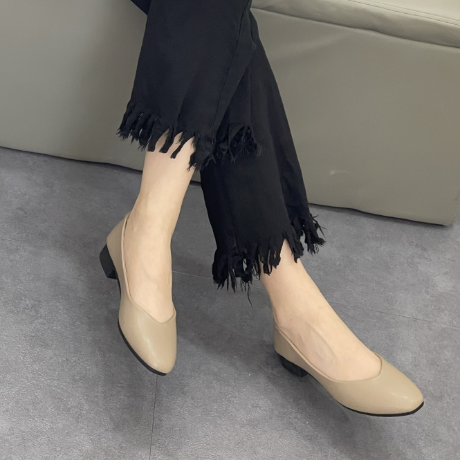 ANNA รองเท้าคัทชู ส้น 2 ซม. ไม่รัด เดินสบาย