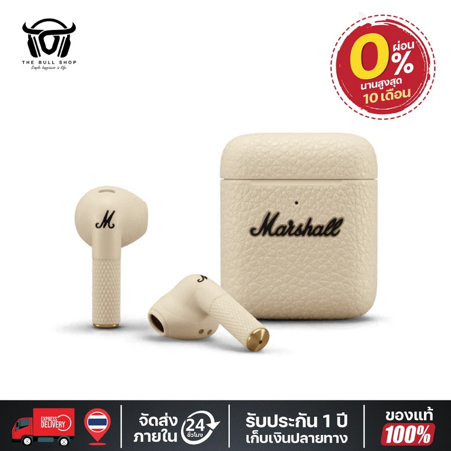 Marshall Earbud TWS Minor III True Wireless Bluetooth หูฟังบลูทูธไร้สาย รับประกันศูนย์ไทย 1 ปี