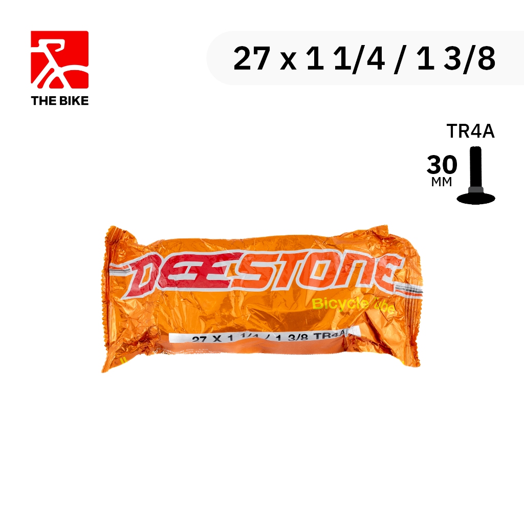Deestone ยางในรถจักรยาน 27 x 1 1/4 / 1 3/8 TR4A