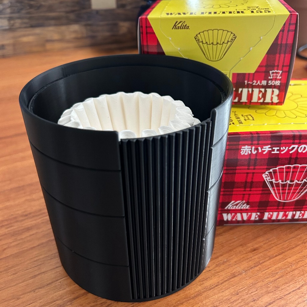กล่องใส่กระดาษกรอง Kalita Wave Filter Paper 185 / 155 (ใส่ได้ 100 ชิ้น)