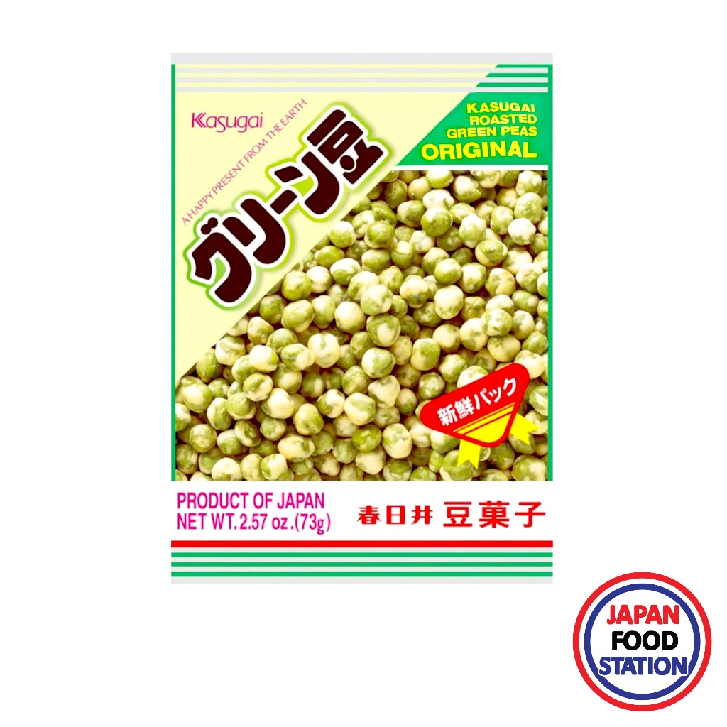 KASUGAI  SEIKA SEIKA GREEN MAME 73G (19854) ถั่วลันเตาอบกรอบรสตั้งเดิม