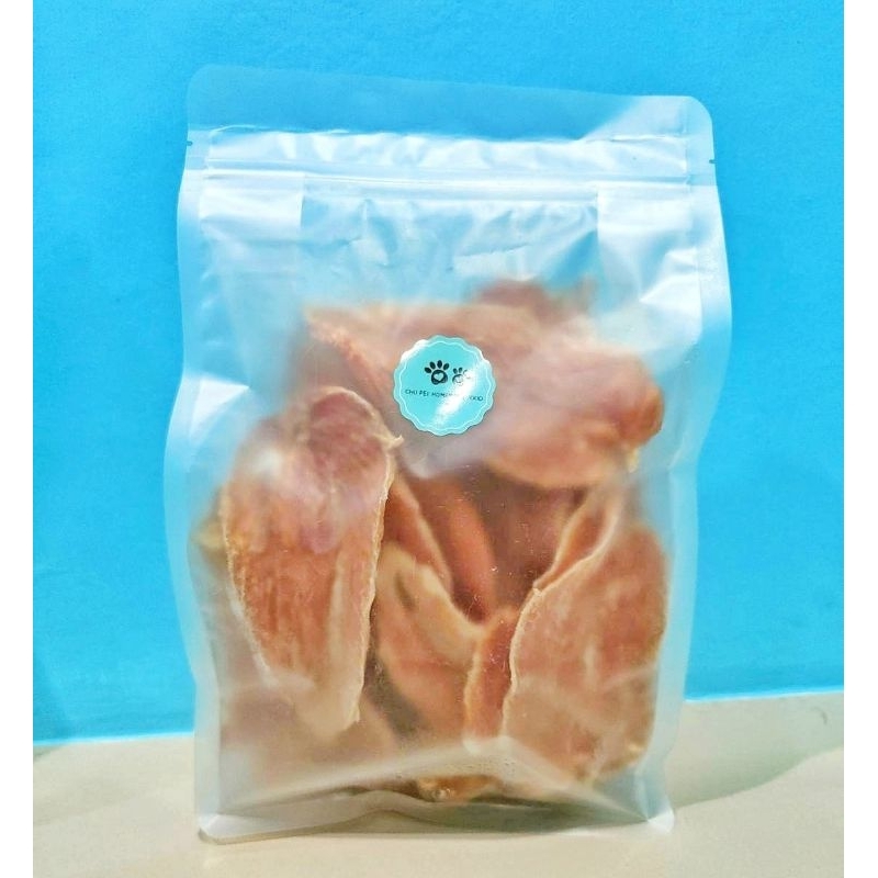สันในไก่อบแห้ง (แผ่นใหญ่เต็มชิ้น) ขนาด 500g