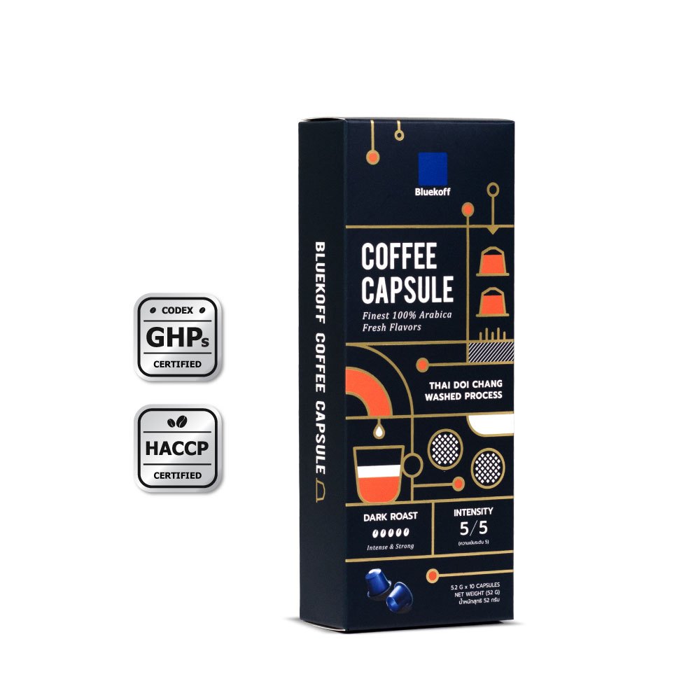 มีสินค้าพร้อมส่งTHAI COFFEE CAPSULE DARK ROAST (คั่วเข้ม)