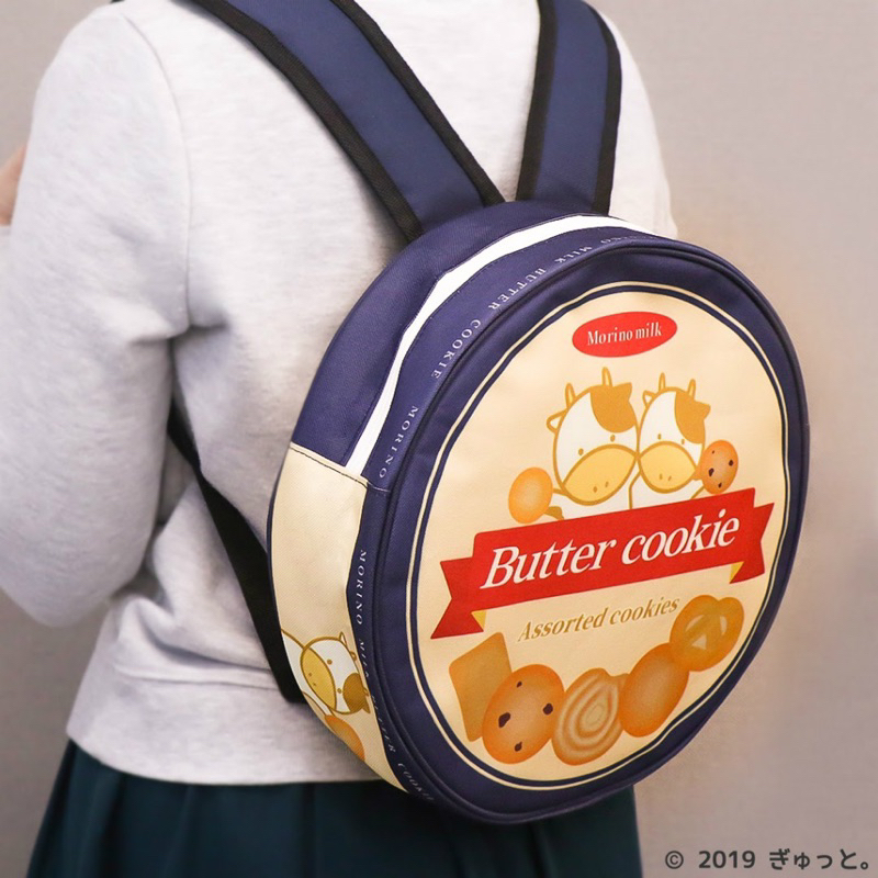 แท้ ใหม่ CHANEL2HAND99  Treba Exclusive Big Cookie Can Backpack 31cm กระเป๋าเป้ญี่ปุ่น กระเป๋าลายคุกกี้ แบบสะพาย
