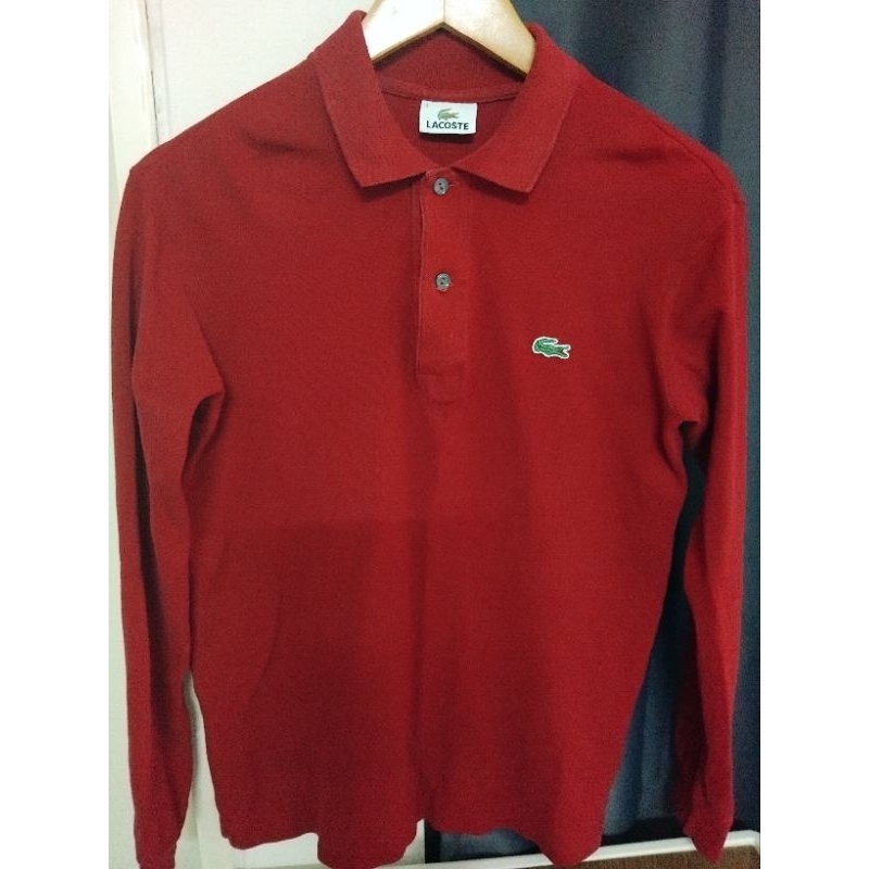 เสื้อLacosteแขนยาวแท้