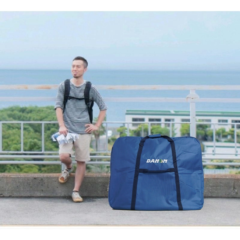 กระเป๋าใส่รถพับ Dahon  !! ส่งฟรี !!สำหรับใส่จักรยานพับขนาด 14" - 20" ผ้าอย่างดี บุนวม พร้อมสายสะพายบ่า Dahon แท้