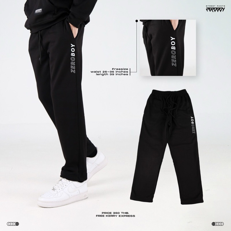 ZEROBOY - “กางเกงขายาว Zeroboy ผ้าสำลี”