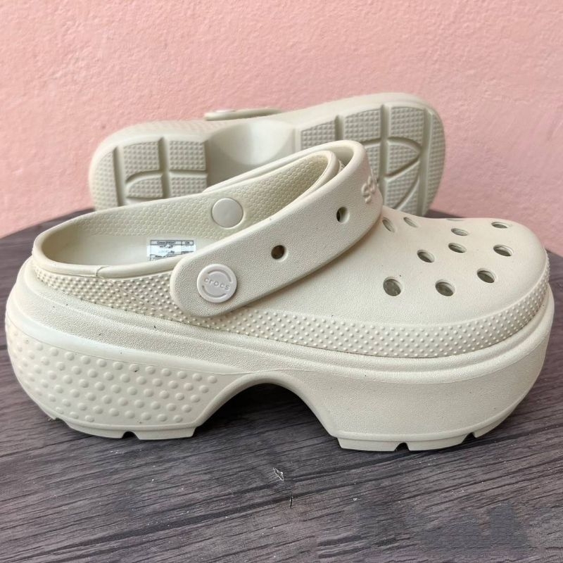 รองเท้า Crocs Stomp Clog Women ผู้หญิง ส้นตึก [ ของแท้💯 พร้อมส่ง ]