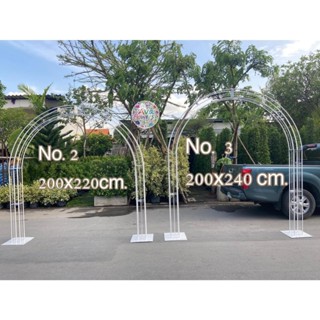 ซุ้มโครงเหล็กแบบโค้ง