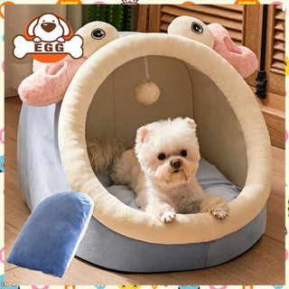 【พร้อมส่ง】EGG ที่นอนสัตว์เลี้ยง ที่นอนแมว ที่นอนหมา ด้านล่างมีกันลื่น ถุงนอนแมว คอนโดแมว COD