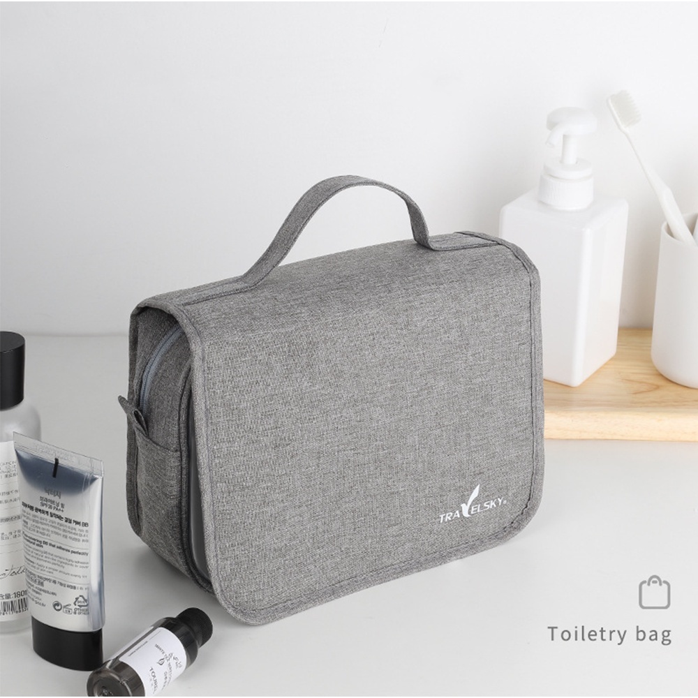 Simple healthCare  กระเป๋าใส่อุปกรณ์อาบน้ำ กระเป๋าใส่เครื่องสำอางแขวนได้  shower bag สำหรับพกพา กันน้ำ จัดระเบียบเดินทาง