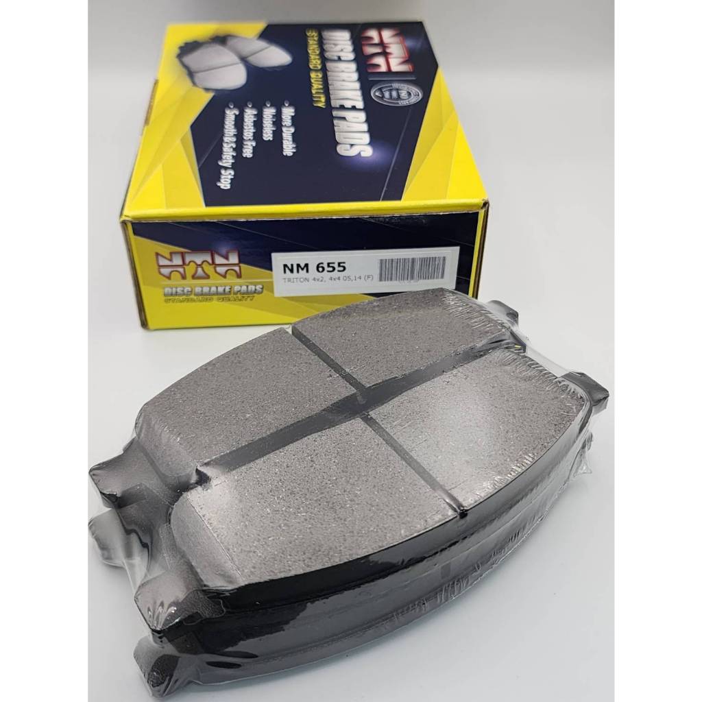 ผ้าดิสเบรคหน้า Mitsubishi Triton ทุกรุ่น ยี่ห้อ NTN รหัสสินค้า NM655