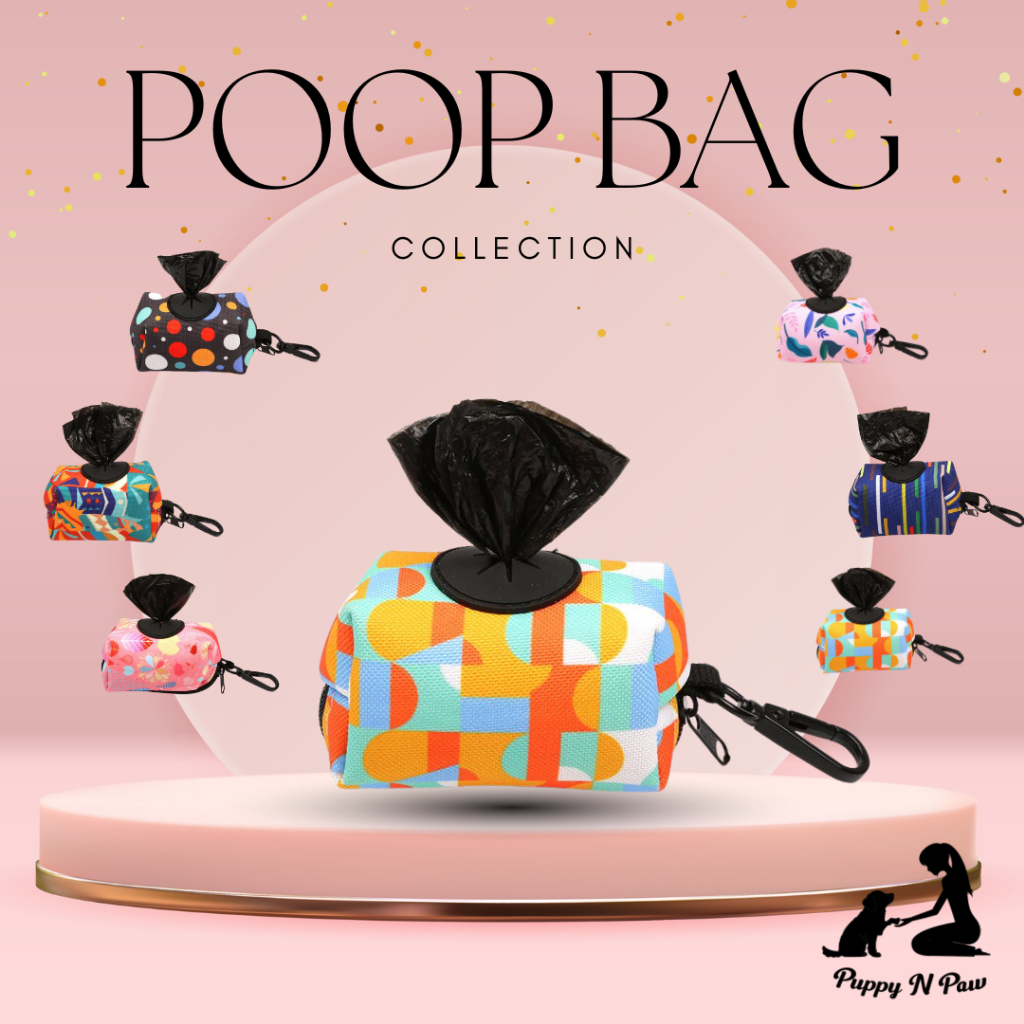 Puppy N Paw กระเป๋าใส่ถุงเก็บอึสุนัข ถุงเก็บอึสุนัข Dog Poop Bag