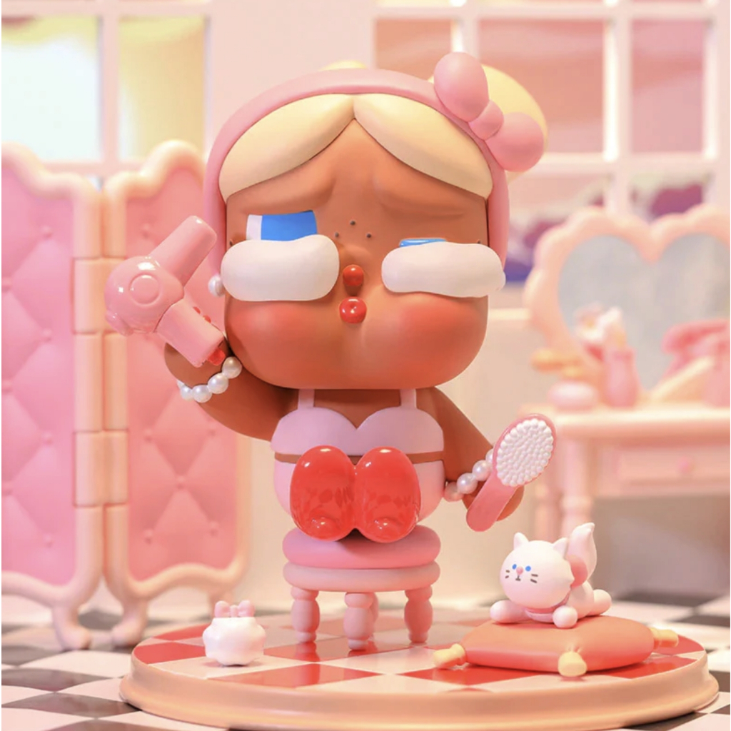 gachabox Crybaby The Dressing Room Figurine Pink Version พร้อมส่ง by POP MART