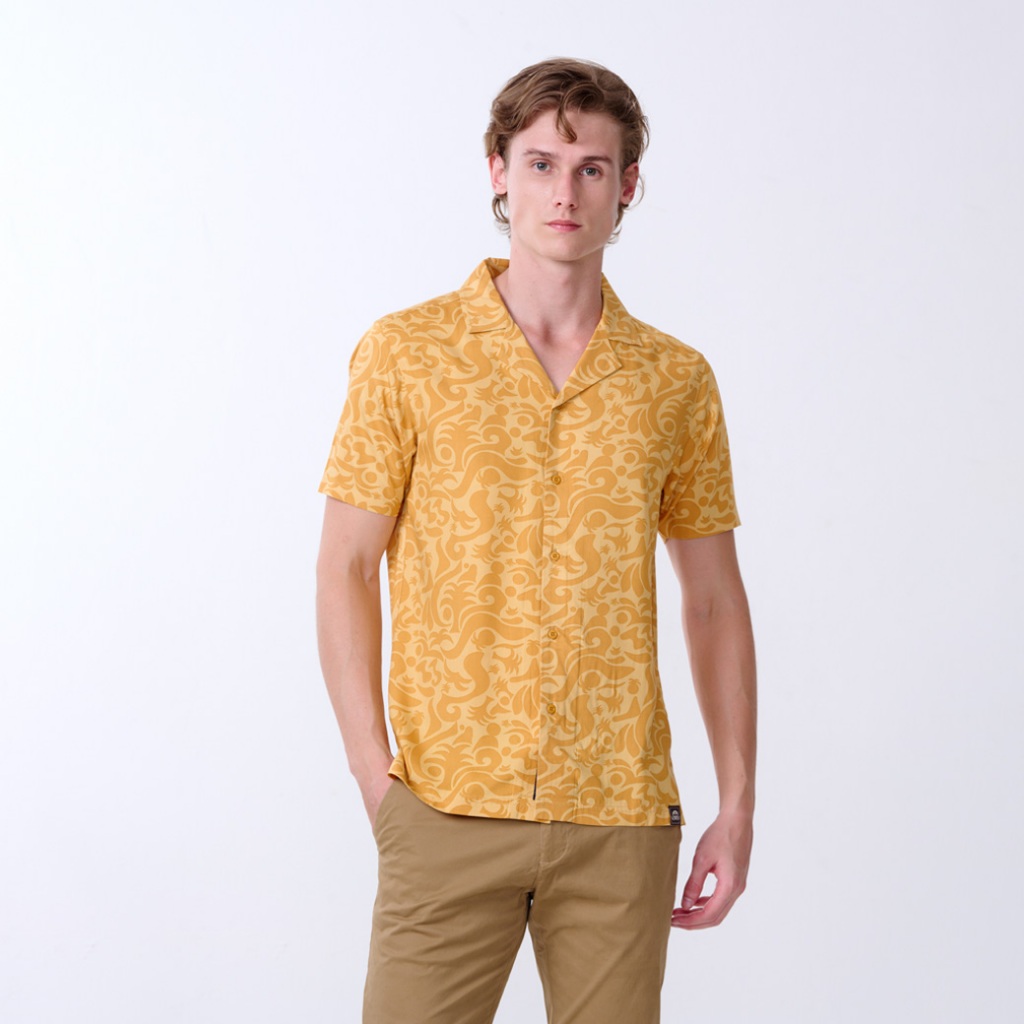 Khaki Bros. - คาคิบรอส - Short sleeve shirt - เสื้อเชิ้ตแขนสั้น - KM24S003