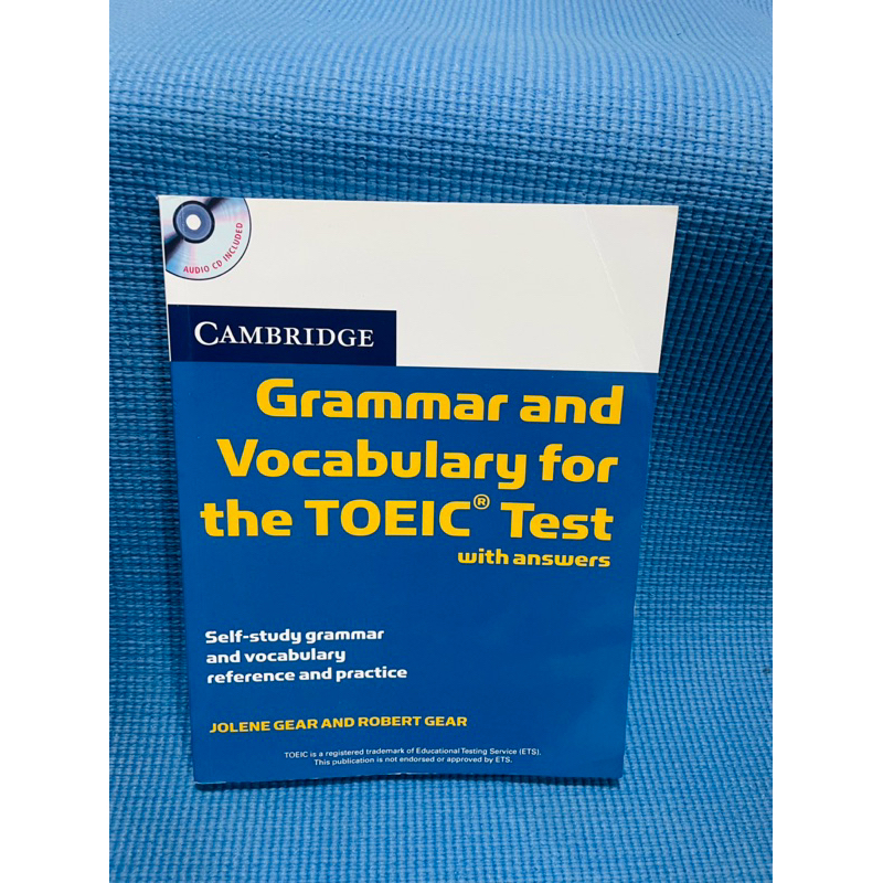 CAMBRIDGE GRAMMAR AND VOCABULARY FOR THE TOEIC TEST W ANS.&amp;CD 💥จด 10p