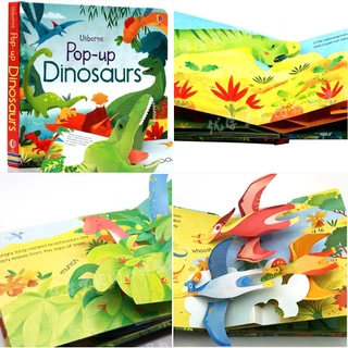 Usborne POP UP book Dinosaur cinderella English 3D Flap reading books หนังสือเด็กภาษาอังกฤษ หนังสืออังกฤษ
