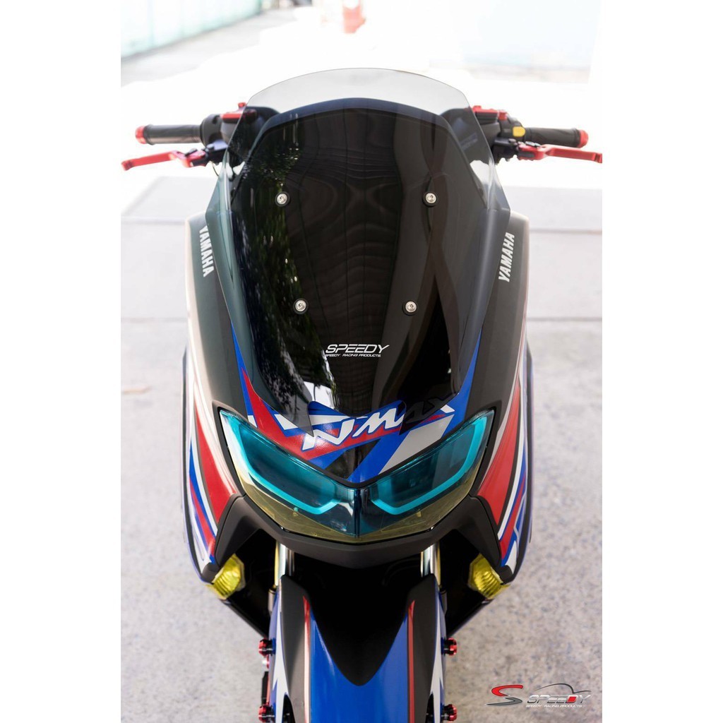 ชิว SPEEDY N-MAX-155 NEW 2024 V2 คล้ายทรงเดิม มี2สี สโม๊ค-ใส