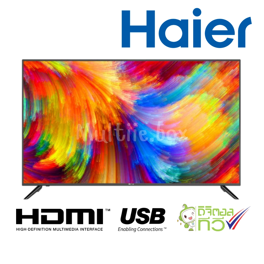 ทีวี 32 นิ้ว รุ่นใหม่ Haier LED Smart TV 32 นิ้ว รุ่น LE32K6500A ดิจิตอลทีวี รับประกันสินค้า 3ปี
