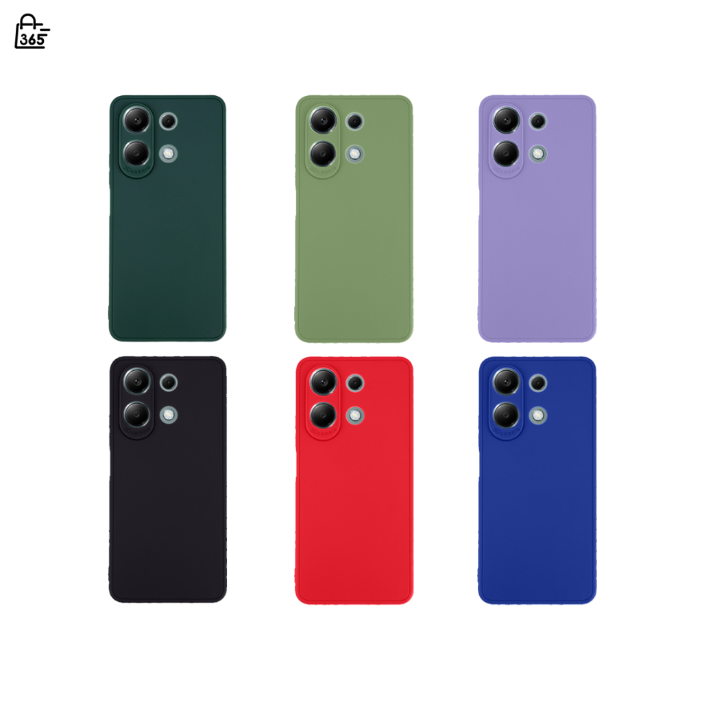 เคส สำหรับ Xiaomi Redmi Note 13 4G เคสซิลิโคนนิ่ม กันกล้อง สีพาสเทล TPU หนา