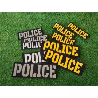 ป้ายPOLICEติดเสื้อเกราะ