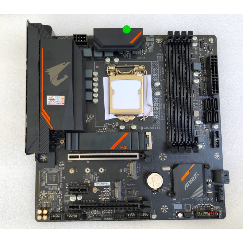MAINBOARD (เมนบอร์ด) 1200 GIGABYTE B460M AORUS PRO มือสอง